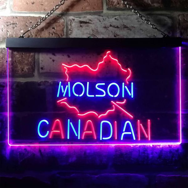 Molson Maple Dual LED Neon Light Sign